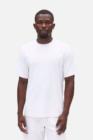 Reigning Champ Solotex Mesh Tiebreak T-Shirt Men White