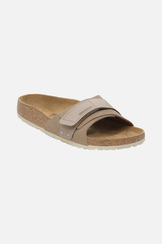 Birkenstock Oita Suede Nubuck Narrow Fit Women Taupe