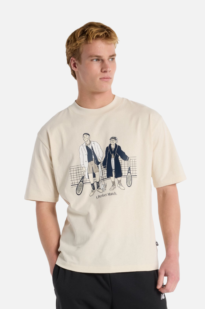 New Balance A Perfect Match Tennis Tee Men Linen