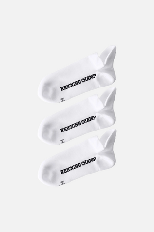 Reigning Champ 3-Pack Tab Speed Sock Men White