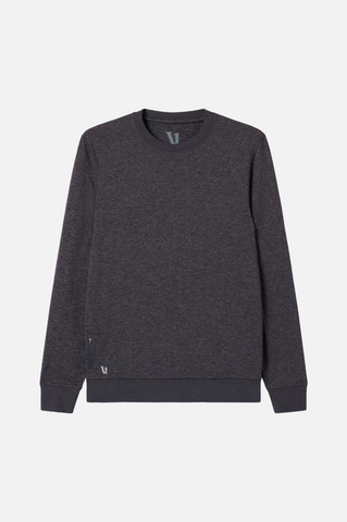 Vuori Ponto Performance Crew Men Charcoal Heather