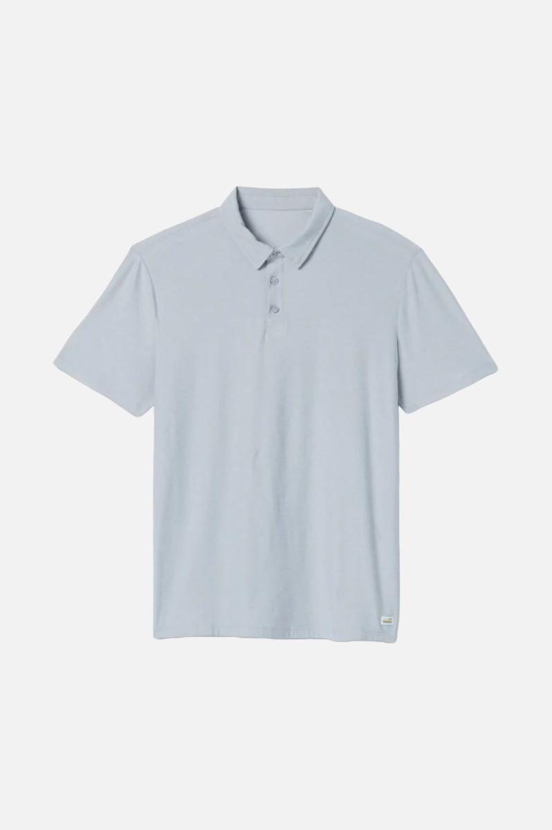 Vuori Strato Tech Polo Men Platinum Heather