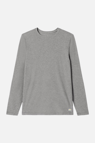 Vuori Strato Tech L/S Tee Men Heather Grey