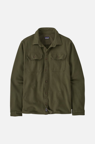 Patagonia Fjord Flannel Lightweight Shirt L/S Men Basin Green