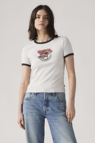 Levi's Graphic Ringer Women Rickie Saddle Up Horse