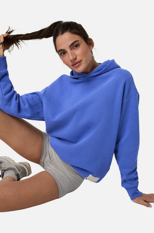 Vuori Restore Oversized Hoodie Women Bright Iris