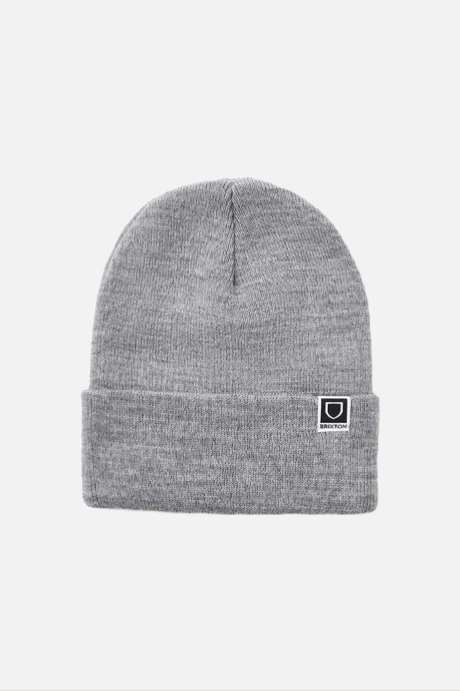 Brixton Harbor Beta Watch Cap Beanie Light Heather Grey