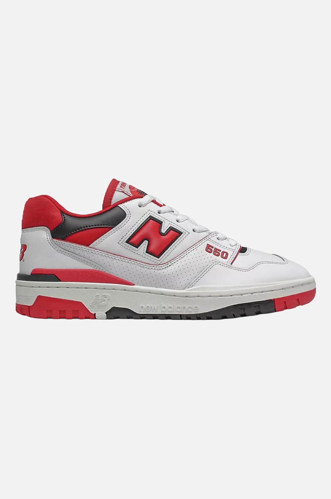 New Balance BB550SE1 Men White with Team Red Alta