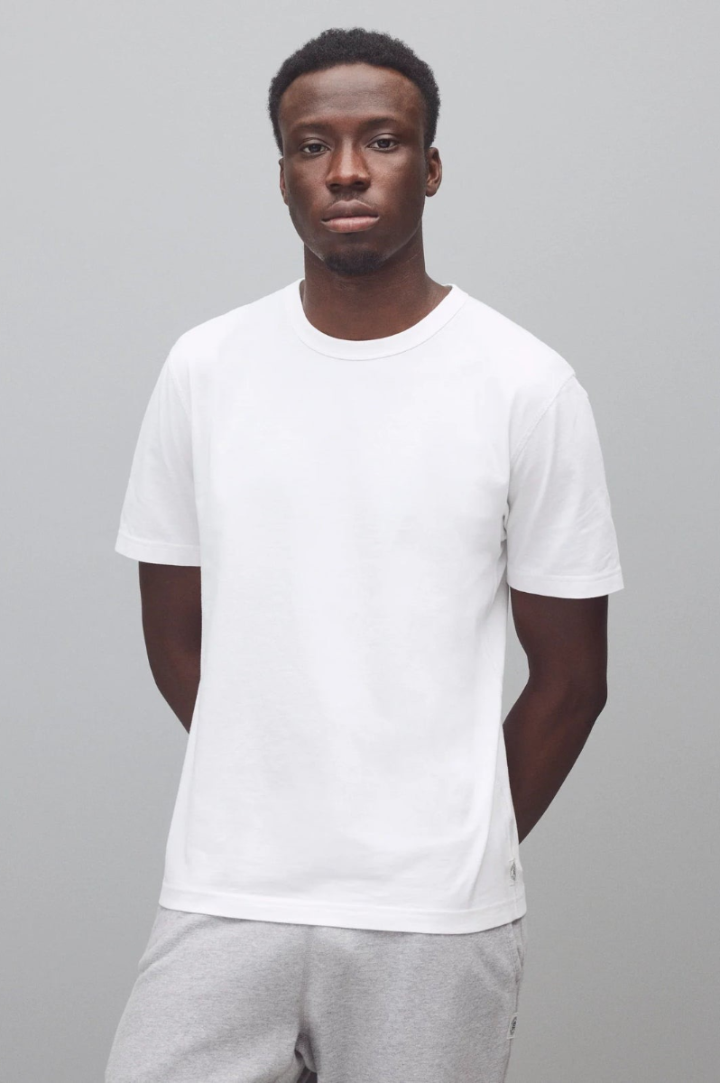 Reigning Champ Lightweight Jersey Standard T-Shirt Men White