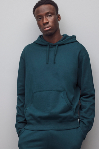 Reigning Champ Midweight Terry Relaxed Hoodie Men Atlantic