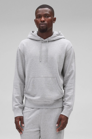 Reigning Champ Midweight Terry Standard Hoodie Men Heather Grey
