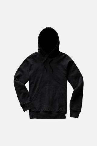 Reigning Champ Lightweight Terry Classic Pullover Hoodie Men Black