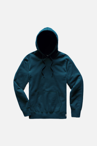 Reigning Champ Midweight Terry Pullover Hoodie Men Deep Teal