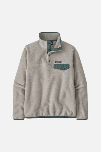 Patagonia LW Synch Snap-T P/O Women Oatmeal Heather Nouveau Green