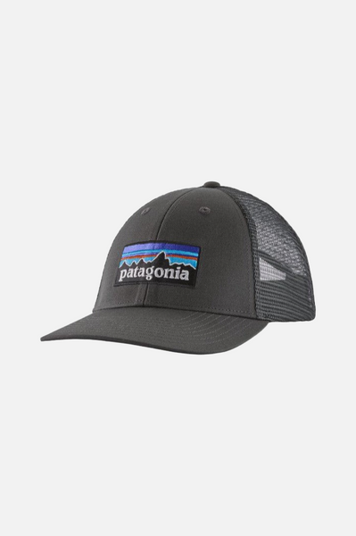 Patagonia P-6 Logo Trucker Hat Forge Grey