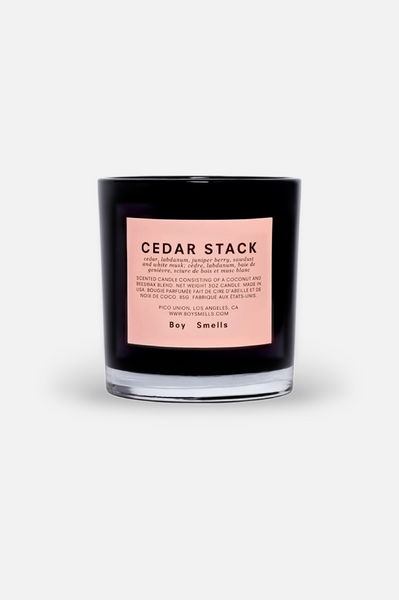 Boy Smells Candle Cedar Stack