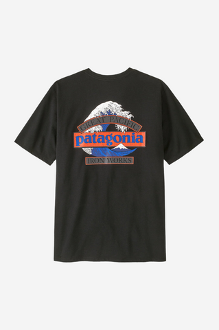 Patagonia Great Waves Responsibili-Tee Men Black