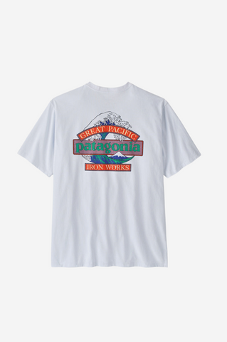 Patagonia Great Waves Responsibili-Tee Men White