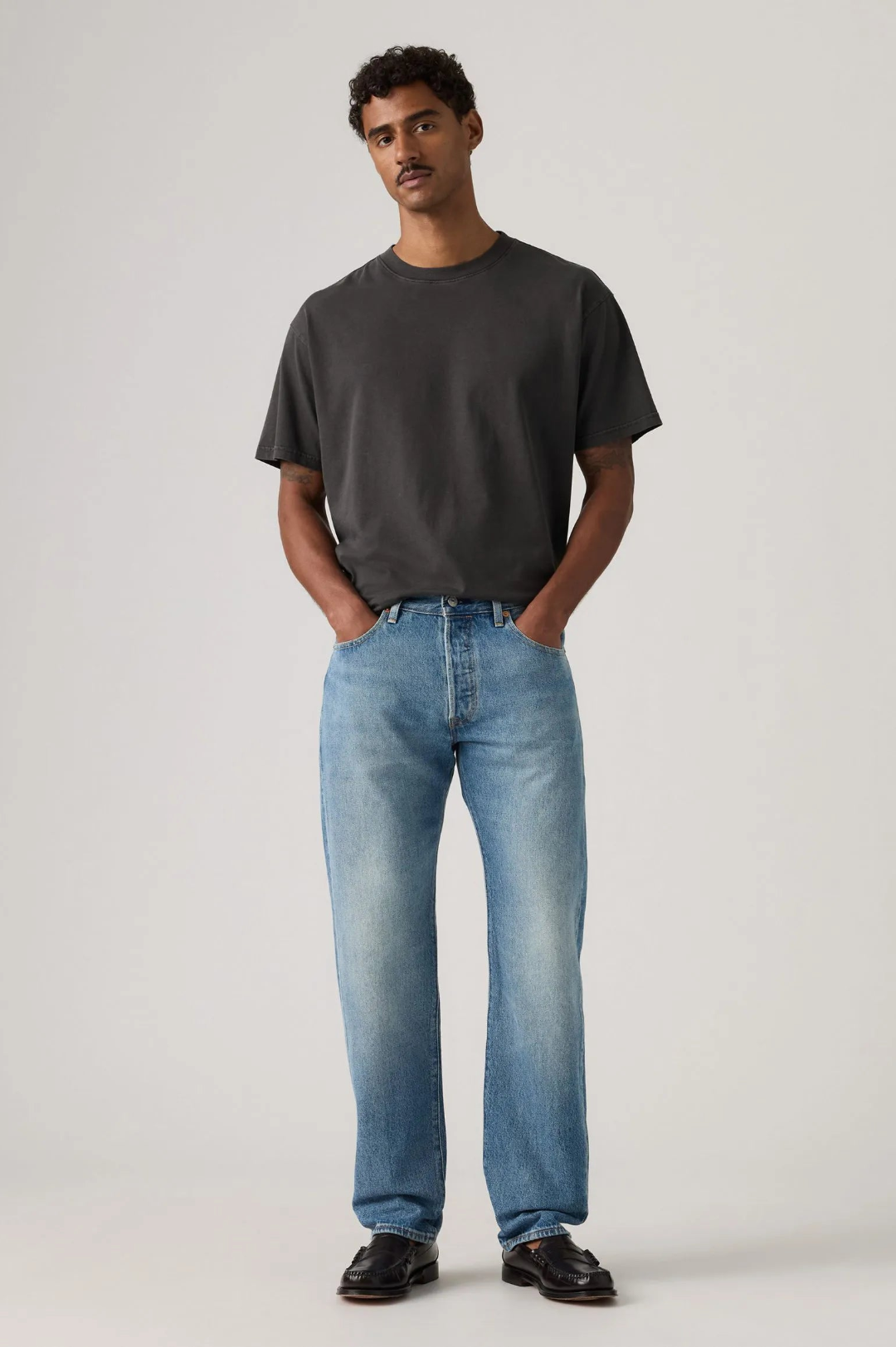 Levi's 501 Relaxed Fit Denim Men Road Work