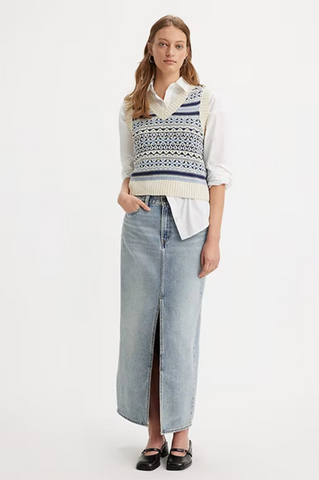 Levi's Ankle Column Skirt Women Please Hold