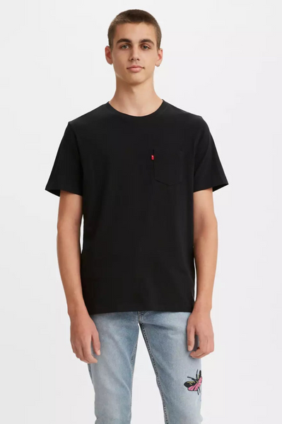 Levi's Classic Pocket Tee Men Mineral Black Slub
