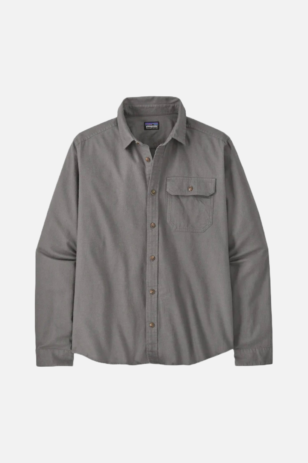 Patagonia Fjord Flannel Lightweight L/S Shirt Men Noble Grey