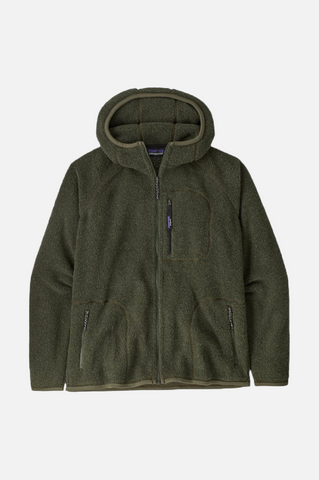 Patagonia Reclaimed Fleece Hoody Men Basin Green