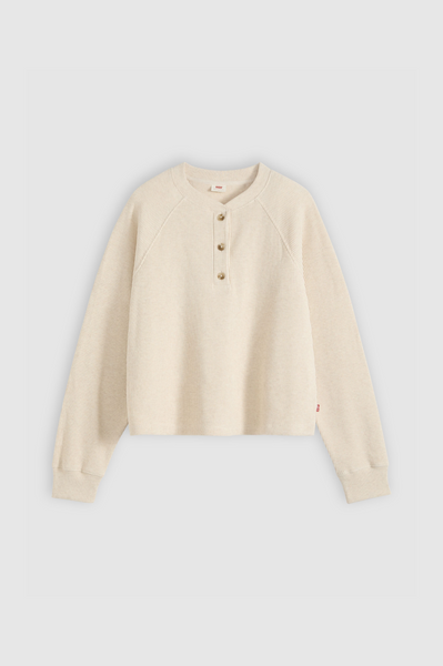 Levi's Lassen Henley Women Oatmeal Heather