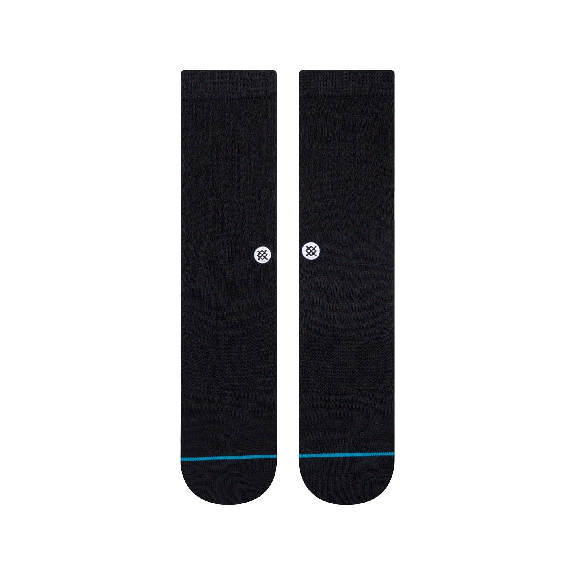 Stance Icon Crew Sock Men Black/White