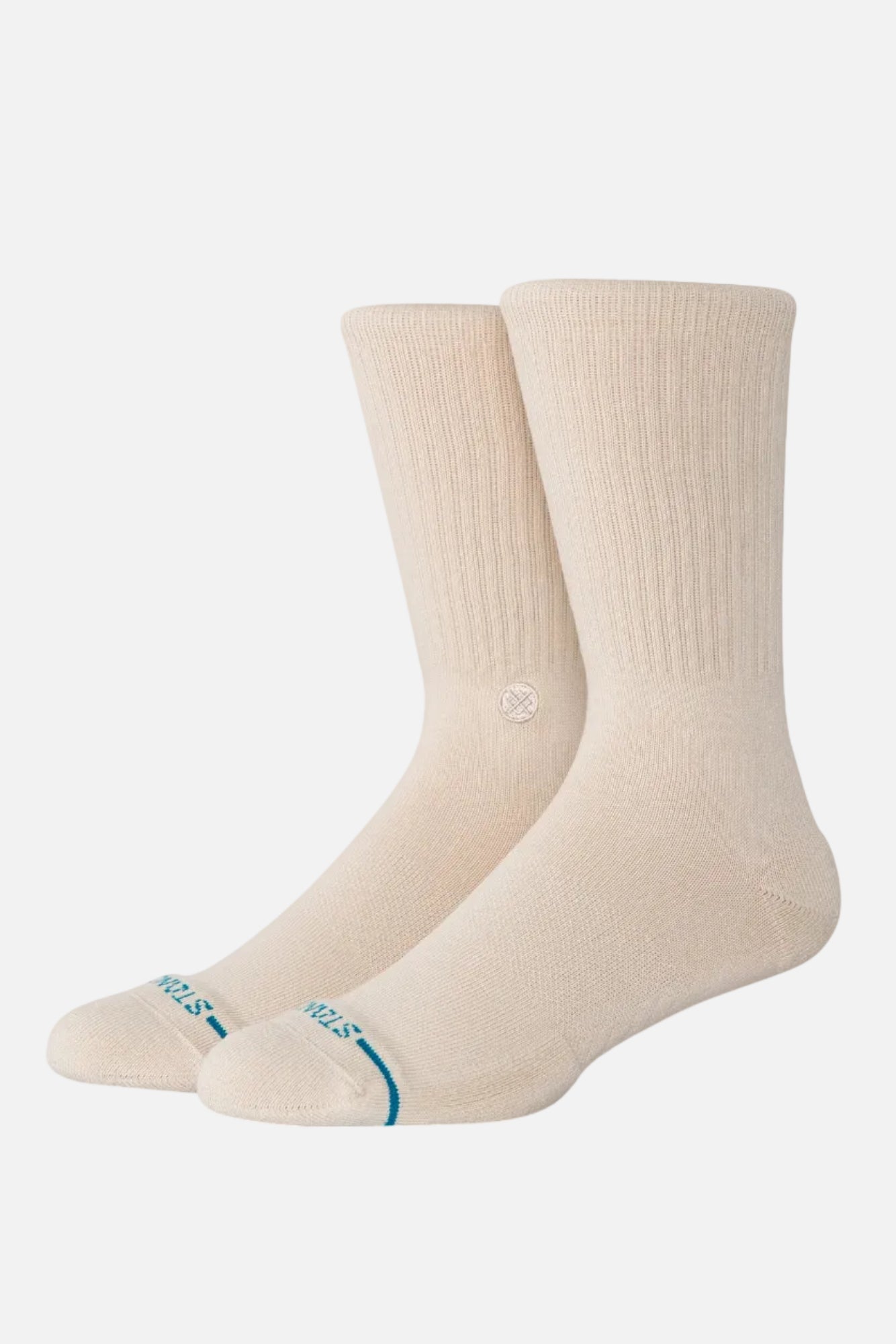 Stance Icon Crew Sock Men Oatmeal