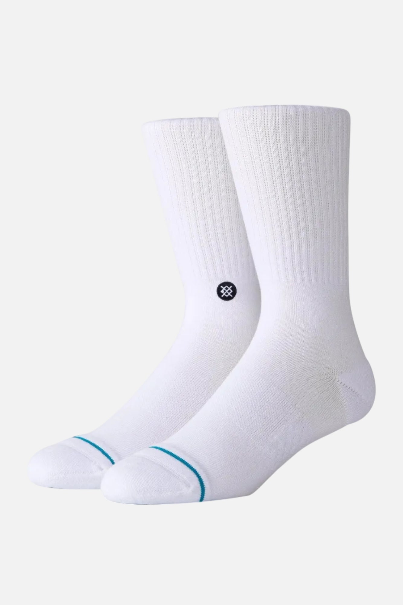 Stance Icon Crew Sock Men White/Black