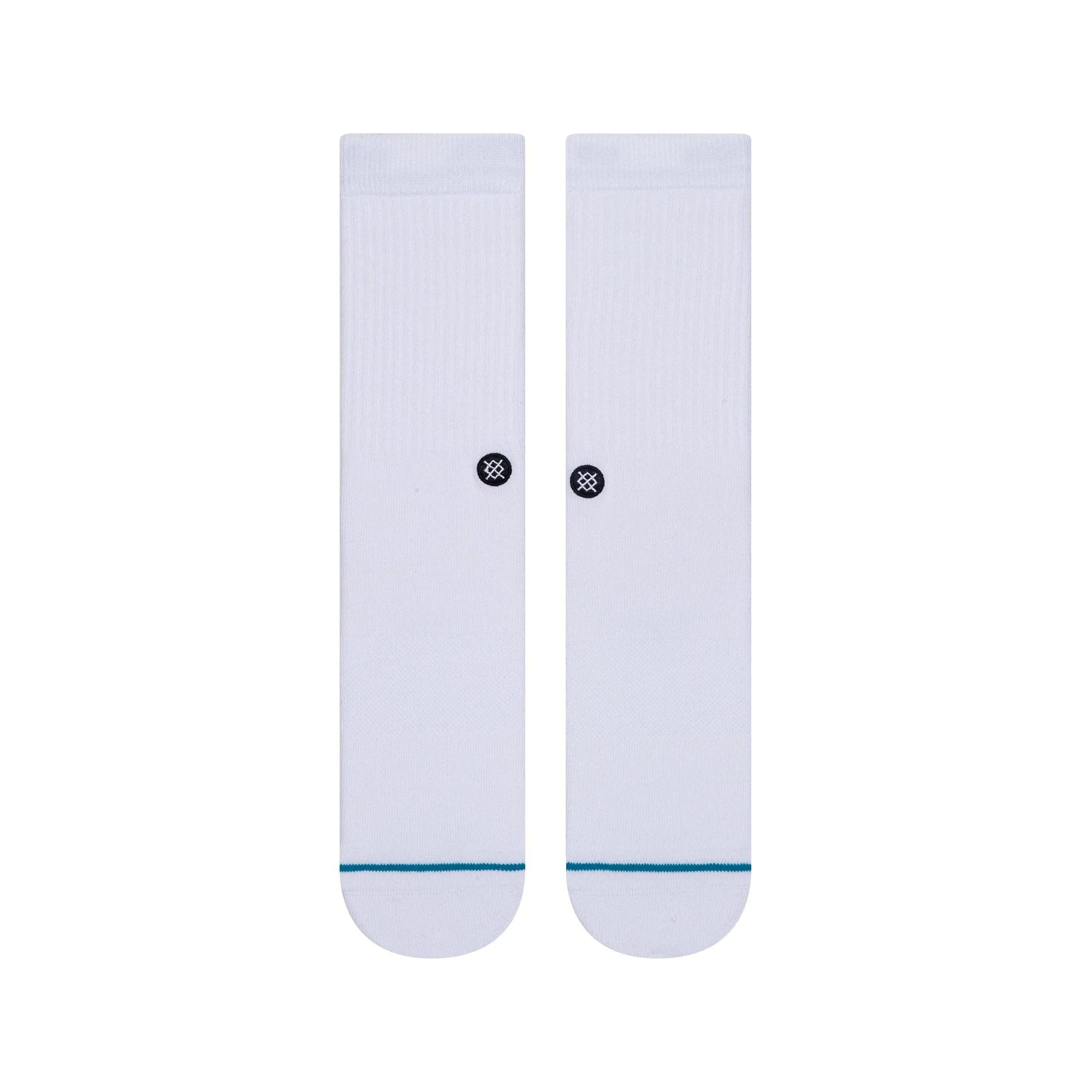 Stance Icon Crew Sock Men White/Black