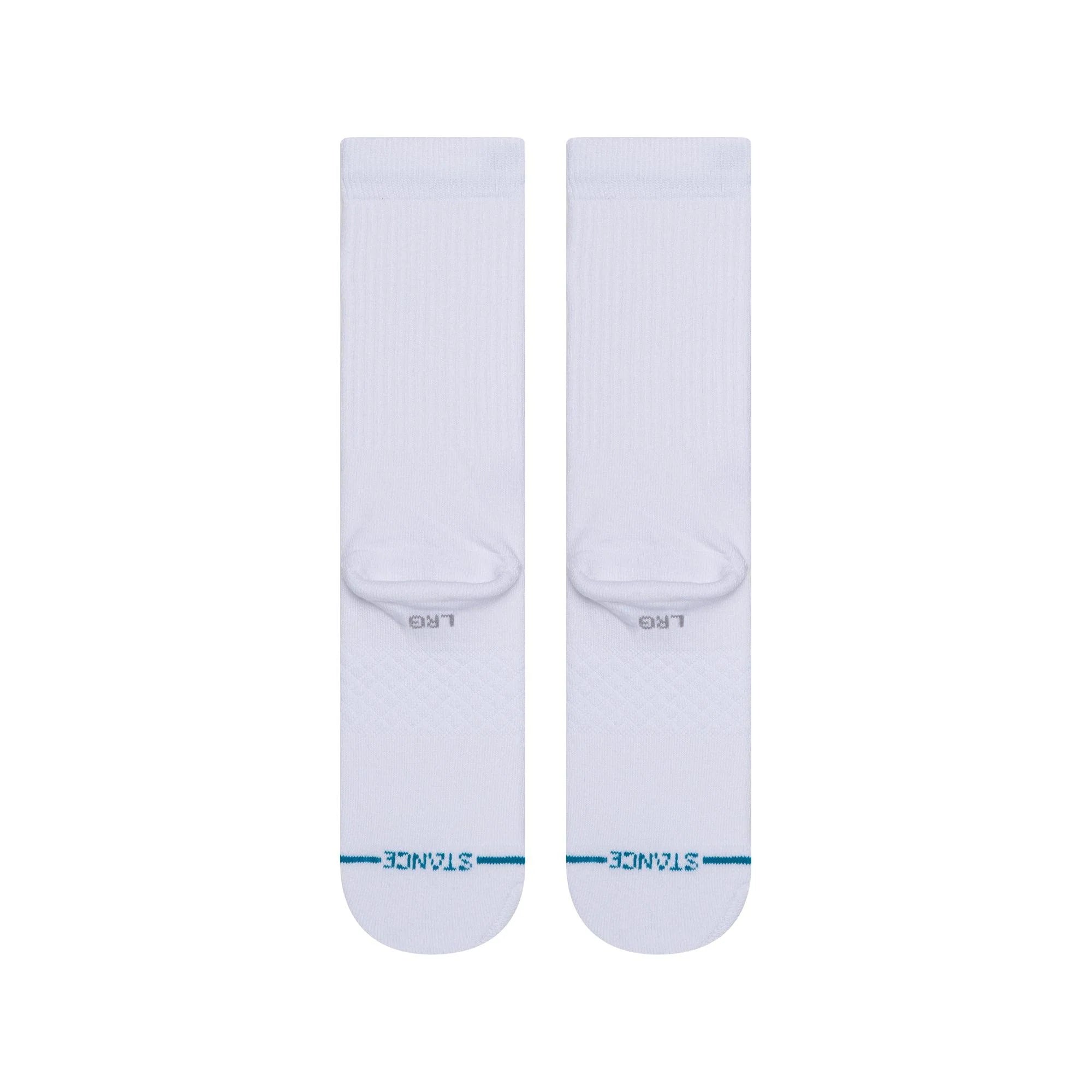 Stance Icon Crew Sock Men White/Black
