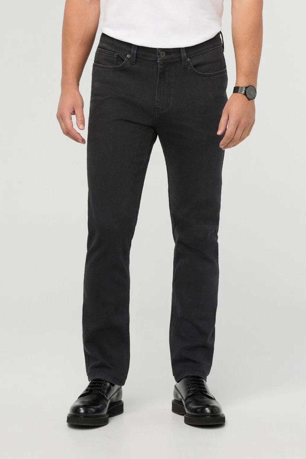 Duer Performance Denim Slim Straight Men Worn Black