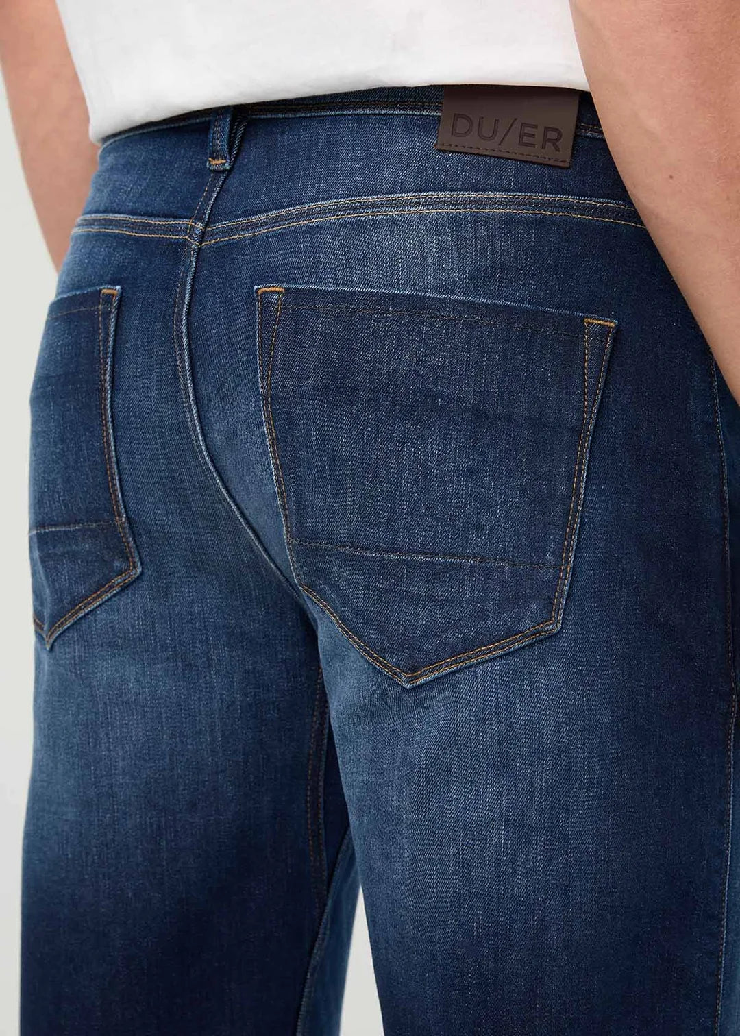 Duer Performance Denim+ Straight Men Heritage Indigo