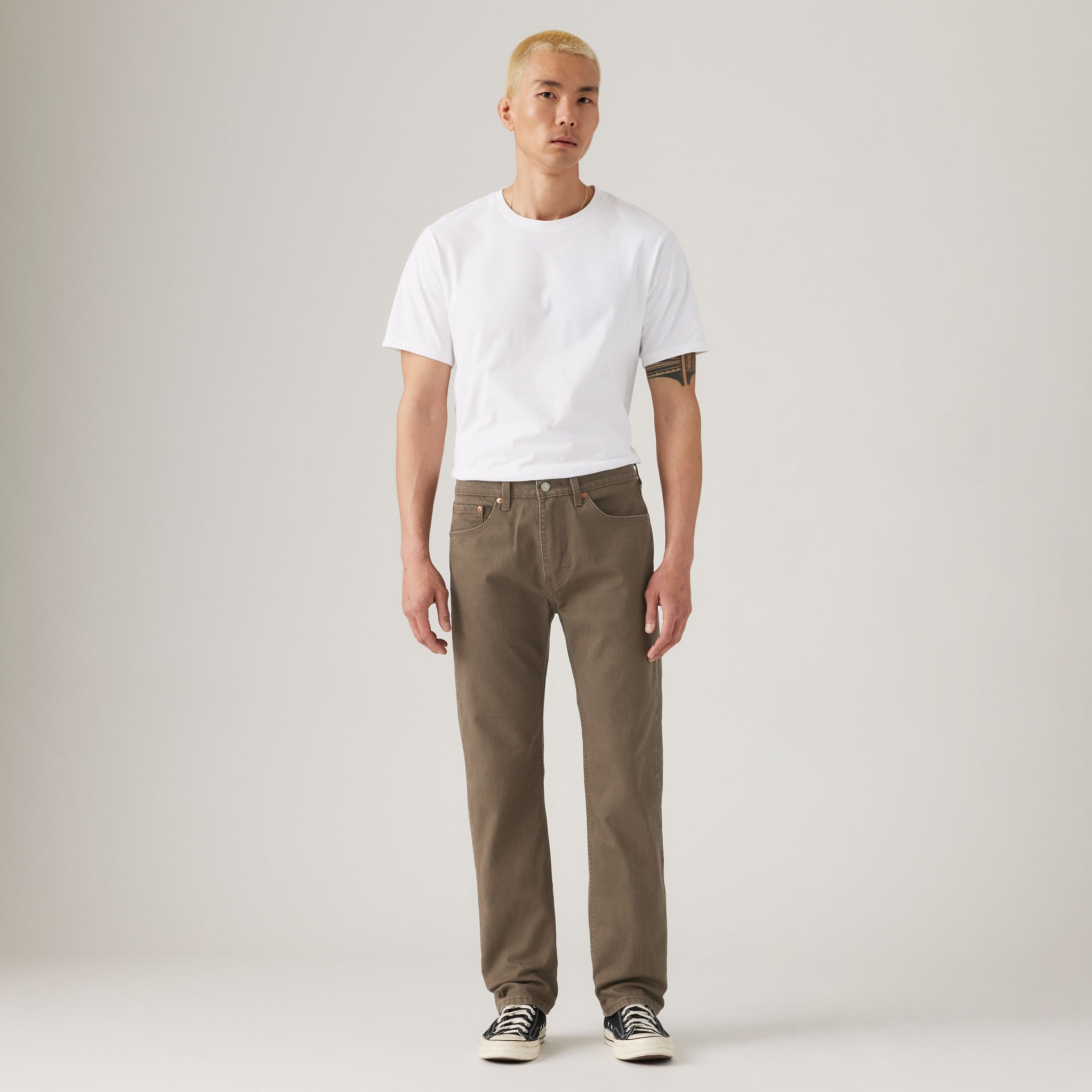 Levi's 505 Regular Fit Denim Men Canteen