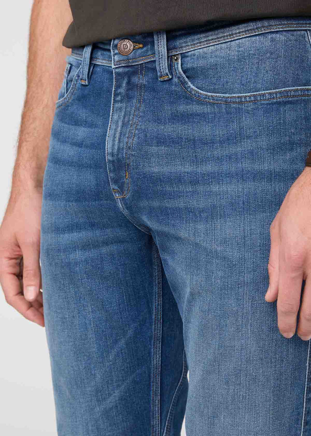 Duer Performance Denim+ Slim Straight Men Alpine Indigo