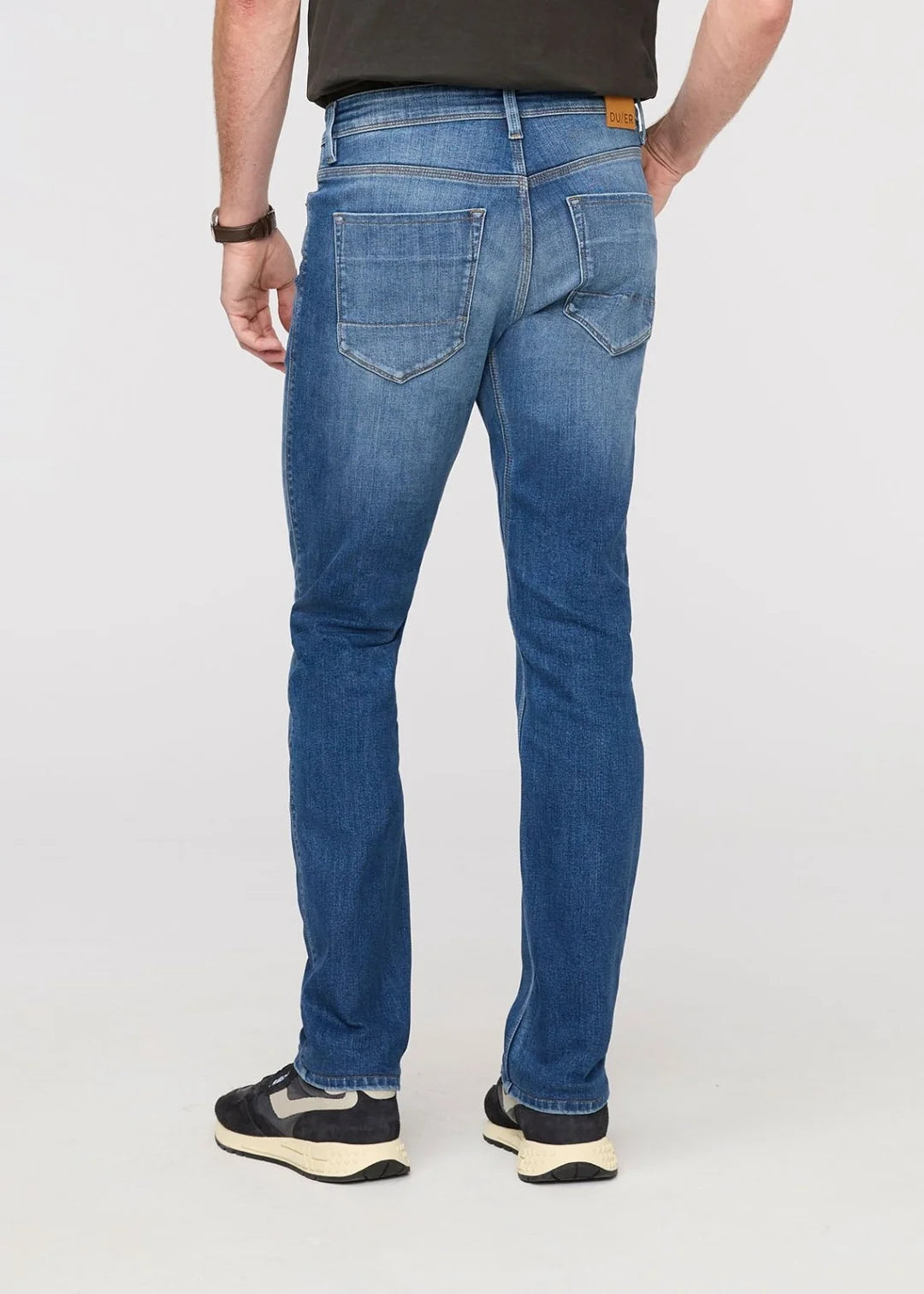 Duer Performance Denim+ Slim Straight Men Alpine Indigo