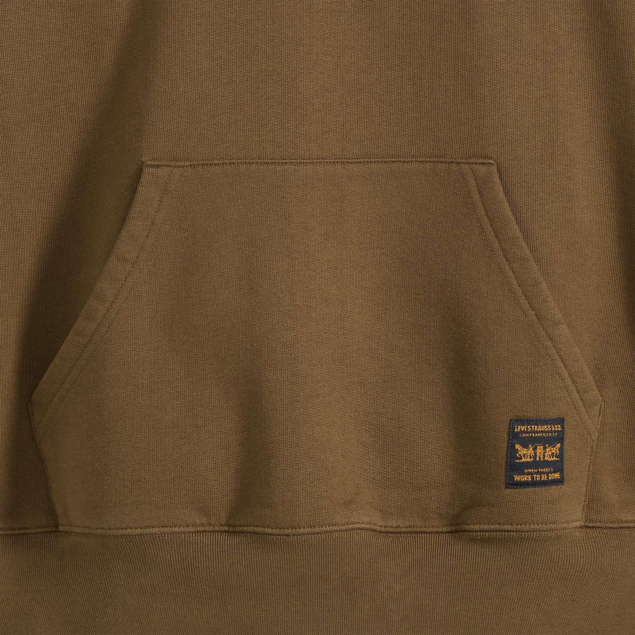 Levi's Workwear PO Hoodie Men Desert Palm Brown