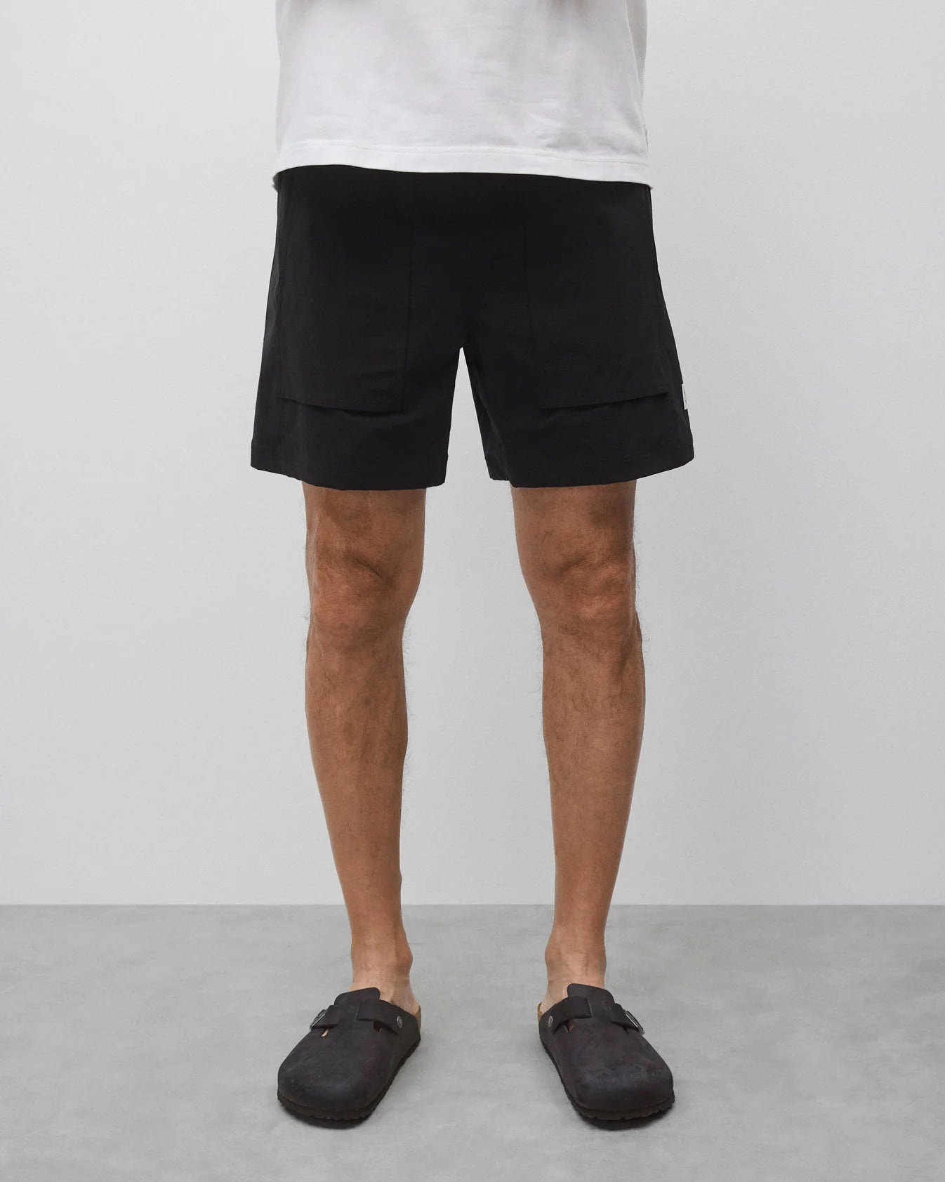 Reigning Champ Stretch Nylon Utility Standard Short 6" Men Black