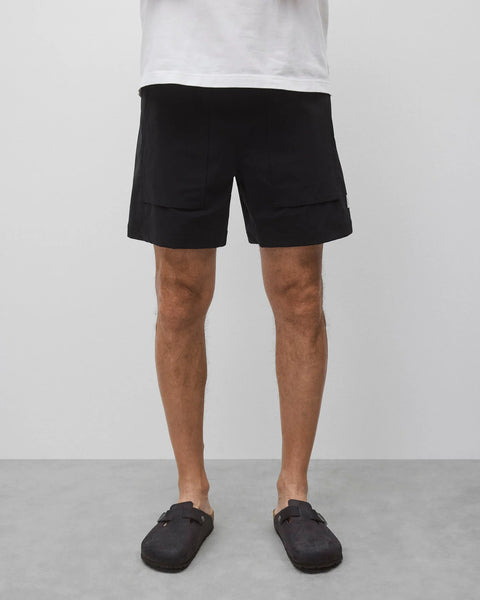 Reigning Champ Stretch Nylon Utility Standard Short 6" Men Black