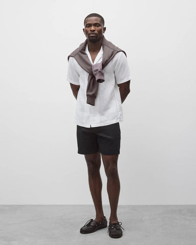 Reigning Champ Linen Venue Standard Short 7" Men Black