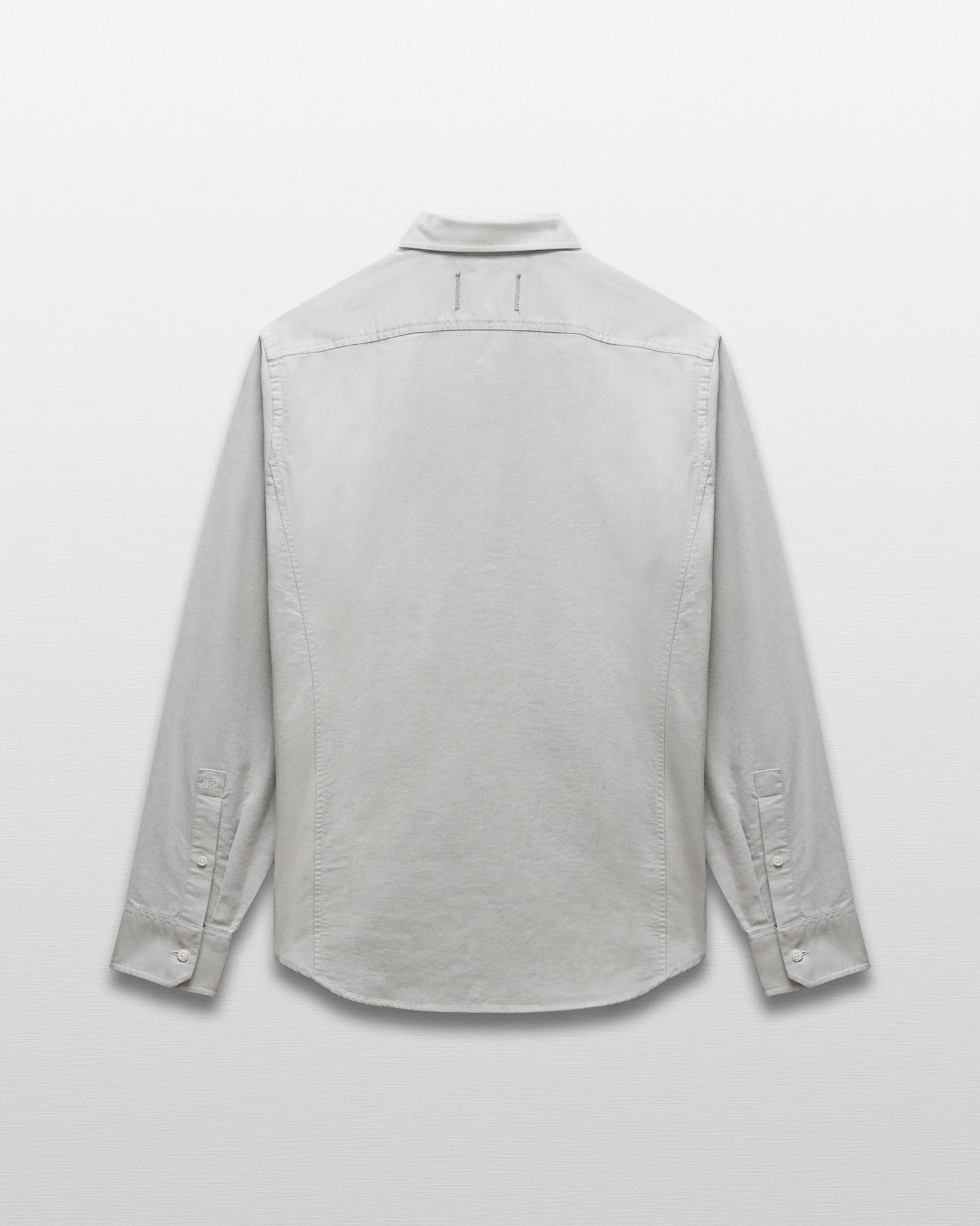 Reigning Champ Cotton Oxford Windsor Standard Shirt Light Grey