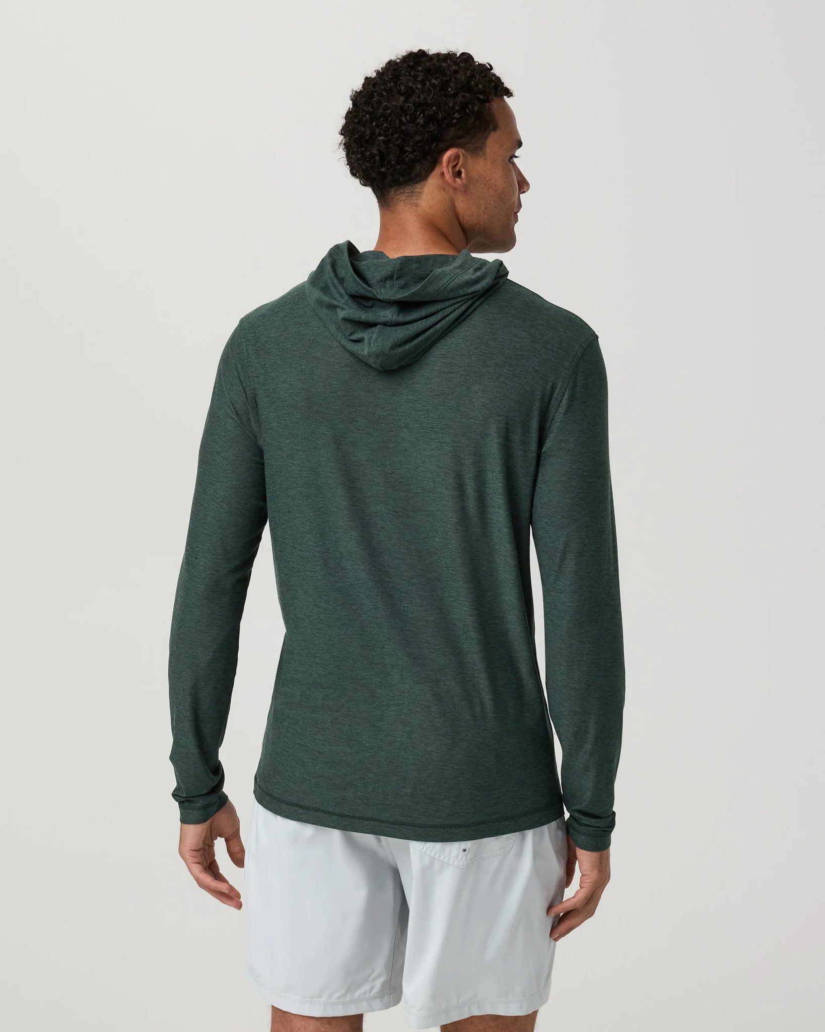 Vuori Strato Tech Hoodie Men Hemlock Heather