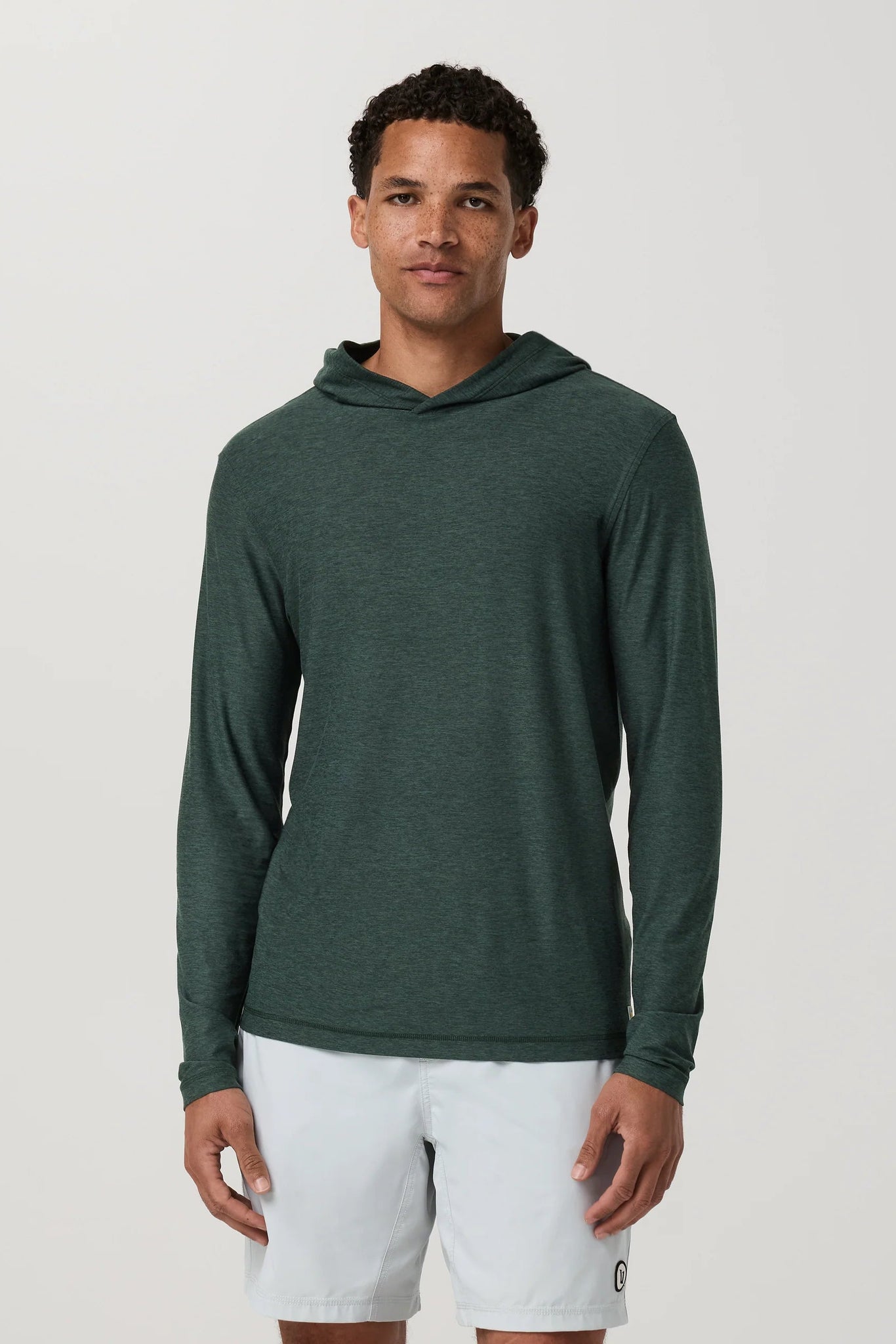 Vuori Strato Tech Hoodie Men Hemlock Heather