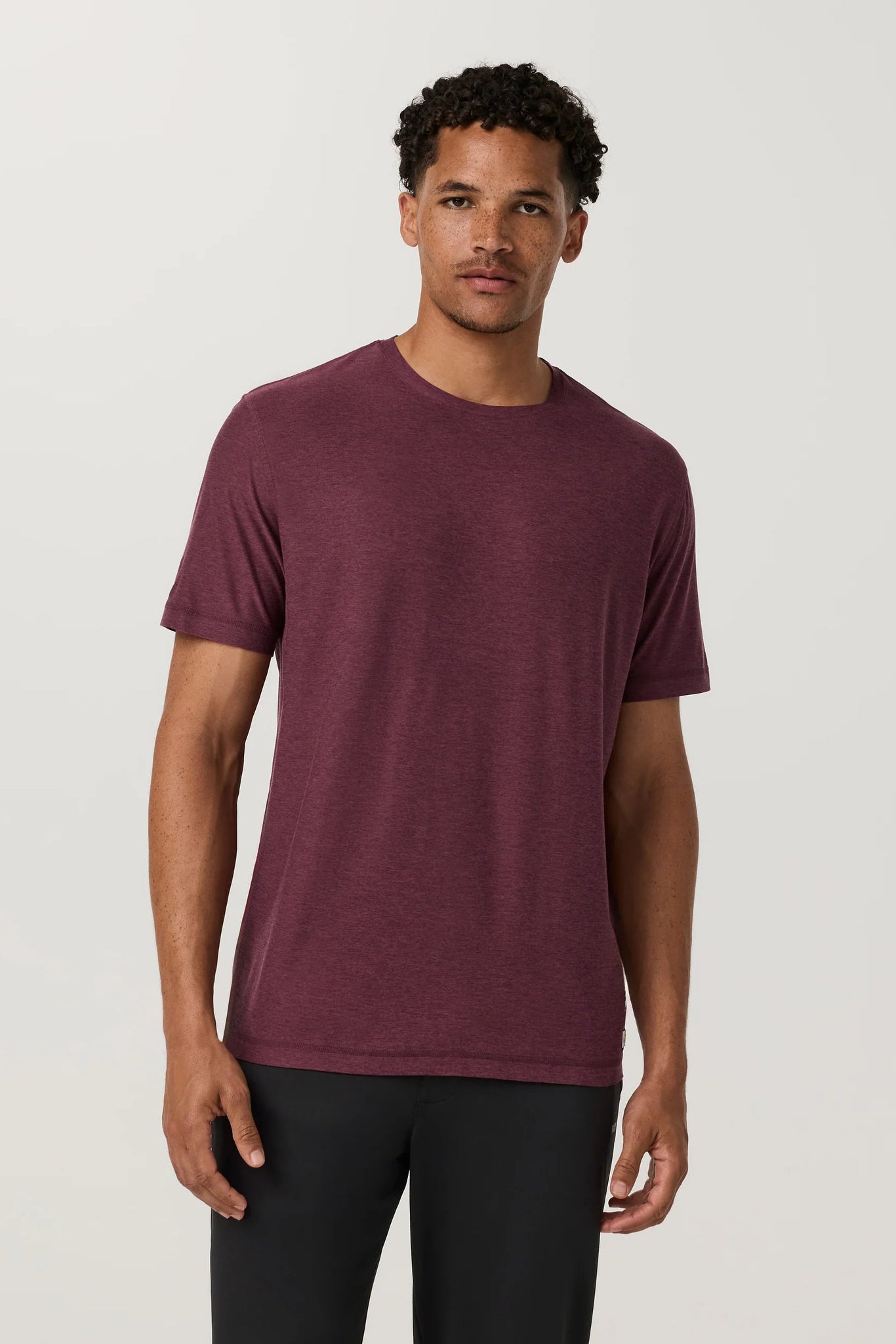 Vuori Strato Tech Tee Men Fig Heather