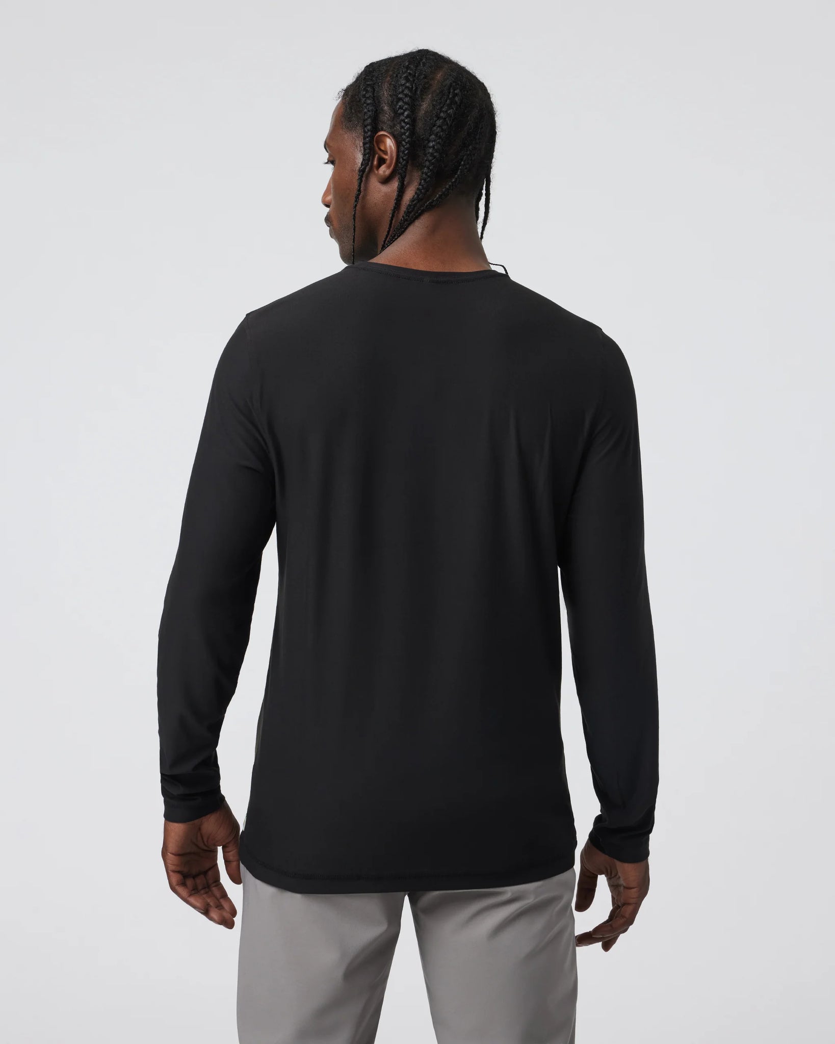Vuori L/S Strato Tech Tee Men Black