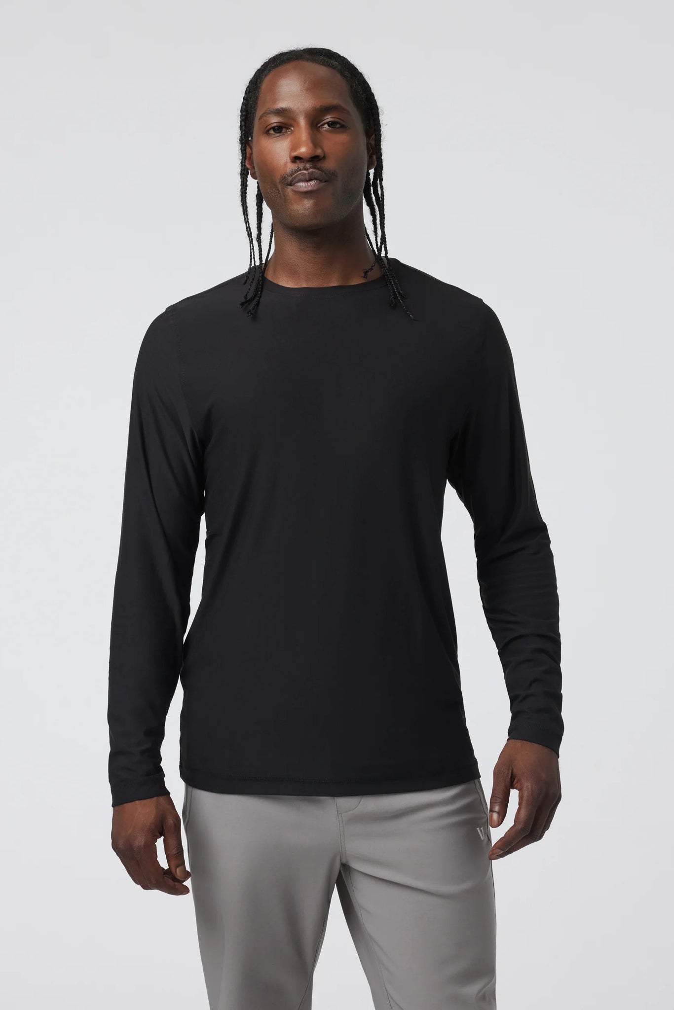 Vuori L/S Strato Tech Tee Men Black