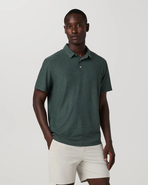 Vuori Strato Tech Polo Men Hemlock Heather