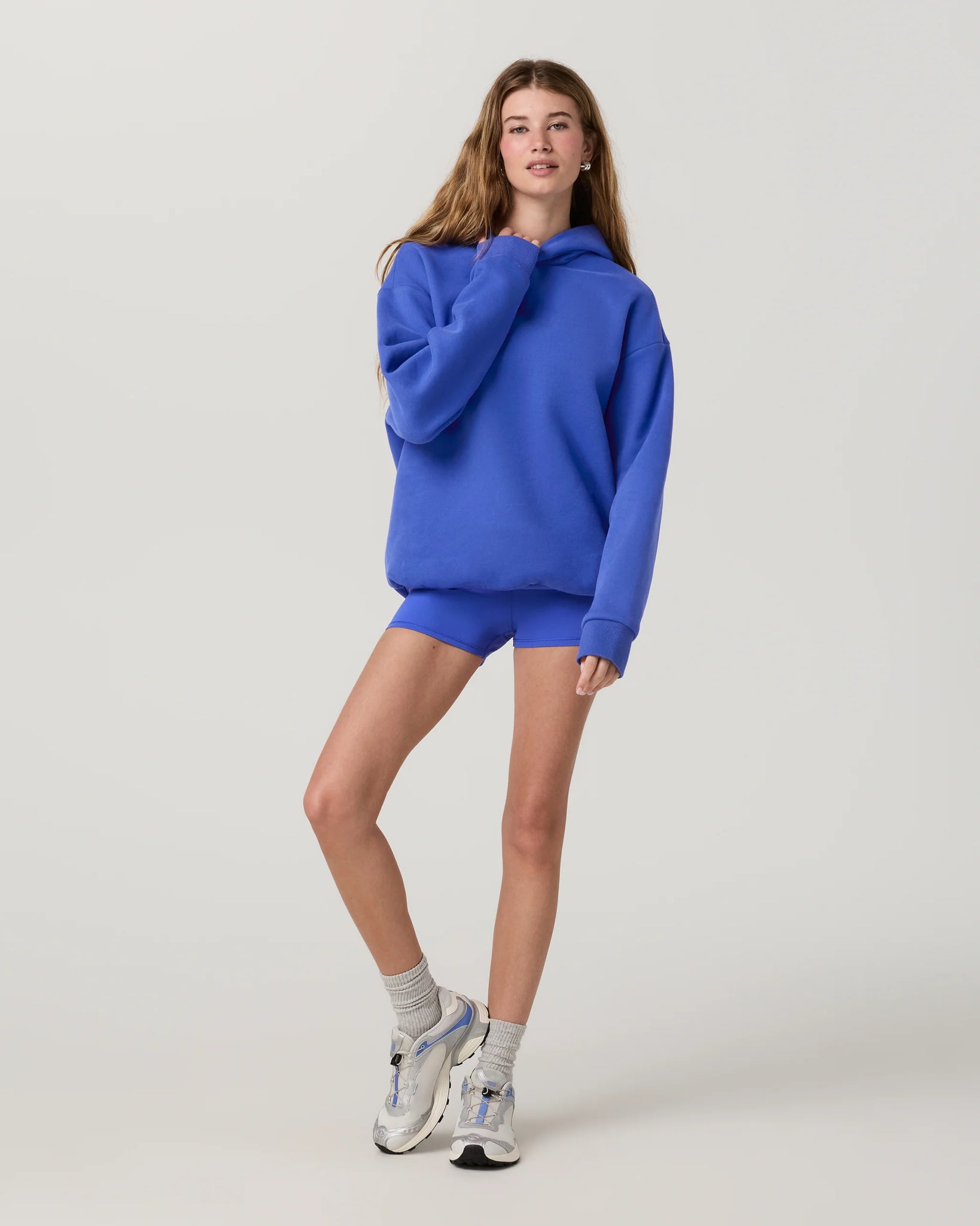 Vuori Restore OS Hoodie Women Electric Light Blue